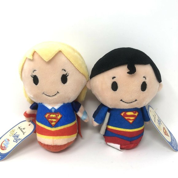 Hallmark Bittys Peluche Superman Blu - Mini DC Comics Da Collezione