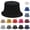 Green, variant on Summer Bucket Hat Wide Brim UV Protection Foldable Bucket Hat for Men Women Casual Breathable Fishing Cap Multiple Colors Available Grey