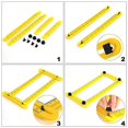 thumbnail image 1 of Outil de Mesure 25cm, Modèle d'Outils de Mise en Page Multi-angle Outil Jaune, 1 of 2