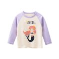 thumbnail image 5 of Phenas Toddler Girls 3 Packs Long Sleeve Graphic Shirts,100% Cotton Casual Crewneck T-Shirt 2-7T, 5 of 8