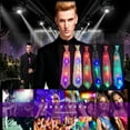 thumbnail image 5 of SNNROO Neckwear Adorable Luminous Fabric Mens Boys Bow Tie for Party (3* Luminous Tie +3* Luminous Bow Tie), Color Random, 5 of 5