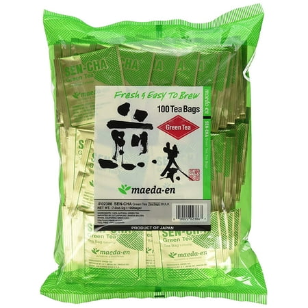 Sencha Green Tea - Maeda-En Japanese Sencha Green Tea, 100 Tea Bags