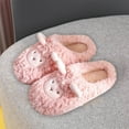 thumbnail image 6 of Aueoeo Slippers for Women Indoor and Outdoor, Women's Fuzzy House Memory Foam Slippers Cute Slippers Warm Winter Slippers Soft Fleece Plush Slippers, 6 of 7