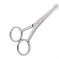 thumbnail image 2 of 105 MM Mustache Scissors Fashionable Durable Different Colors Exquisite Appearance Easy Installment High Gloss Beauty Clipper Bright Silver, 2 of 7