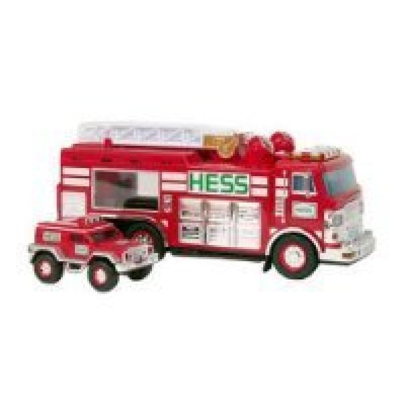 hess 2005 emergency truck with rescue vehicle