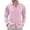 Pink, variant on WTOBBY Men's Classic Button-Down Long Sleeve Shirt in Loose Fit, Timeless Design for Casual and Business Casual Occasions and Comfort,Army Green L