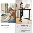 WORKPRO Electric Standing Desk, Heavy Duty 48"x24" Desk, Height