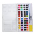 thumbnail image 2 of Professional Watercolor Paint Set Portable Watercolor Pigment with Pen Sponge (Plastic Box)48 Colors, 2 of 5