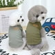 thumbnail image 4 of Camiseta rayada del perro, ropa sin mangas básica del animal doméstico del 94% algodón, Breathab suave, 4 of 4