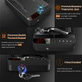 thumbnail image 2 of Z ZLJUAN Portable Gun Pistol Safe with LCD Display of Temp,Humidity,Biometric Fingerprint,Keypad Lock,Key,Biometric Handgun Safe for Travel/Home/Car/Nightstand Beside, 2 of 7