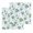 Gray Green, variant on Navy Blue Coastal Kitchen Dish Towels for Drying Dishes Set of 3, Coral Starfish Seaside Summer Beach Waffle Weave Microfiber Hand Tea Bathroom Towels Quick Dry & Absorbent Towel 15.7x23.6