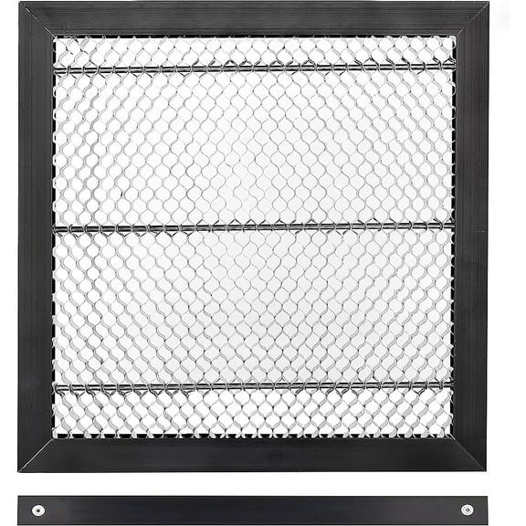 Galvanized Iron Honeycomb Working Table Honeycomb Laser Bed for Laser Engraver and Cutting Machine Black 300x300x22mm