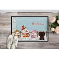 thumbnail image 2 of Carolines Treasures Merry Christmas Carolers Wire Haired Dachshund Chocolate Door Mat Indoor Rug or Outdoor Welcome Mat, 2 of 4