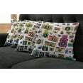 thumbnail image 5 of Ambesonne Colorful Throw Pillow Cover 4 Pack, Vintage Old Cameras, 20", Multicolor, 5 of 5