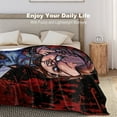 thumbnail image 5 of Chucky Horror Movie Flannel Blankets Soft Plush Throw Blanket Fuzzy Cozy Luxury Air Conditioner Blanket for Bedroom Sofa 30"x40", 5 of 8