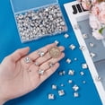 thumbnail image 3 of 200Pcs 4 Style Square Sew on Rhinestone Multi-strand Links Glass Rhinestone with Stainless Steel Prong Settings Garments Accessories Faceted Clear 4.5~11x4~11x3.8~5.5mm Hole: 0.9~1.2mm 50pcs/style, 3 of 6