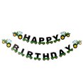 thumbnail image 1 of Advancent Tarjeta de papel, 0 Uds., cartel decorativo para fiesta, cartel colgante para fiesta de cumpleaños Kits de decoración para fiestas Verde Negro 16.4 pies, 1 of 6