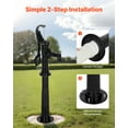 thumbnail image 5 of VEVOR Well Hand Pitcher Pump, 20 ft Max Lift, Antique Cast Iron Manual Hand Water Pump with Heightening Base, NPT 1-1/4 in Connection, Easy Installation, for Outdoor Garden, Pond, Yard, Farm, Black, 5 of 9