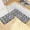 Chinese Traditional Motifs, variant on Dailycode 2 Pcs Kitchen Rug Set Non Slip Absorbent Soft Floor Mats for Kitchen Bathroom Palm Leaves and Acorn 19.7"x27.6"+19.7"x47.2"