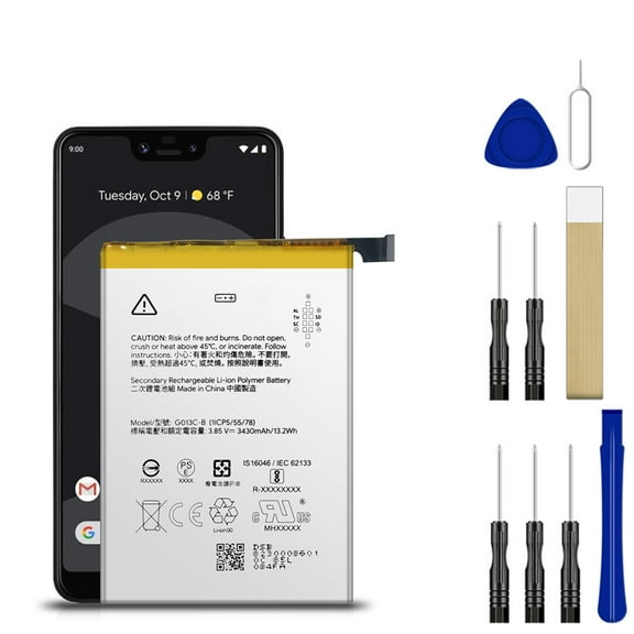 Replacement Battery G013C-B G013C For Verizon Google Pixel 3 XL GA00475-US Tool