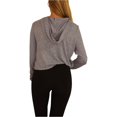 thumbnail image 3 of Aeropostale - Camiseta de pijama con capucha para mujer, color azul, talla mediana, 3 of 4