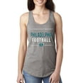 thumbnail image 2 of Wild Bobby City of Philadelphia PHI American Football Gridiron Sports Women Racerback Tank Top, Heather Grey, Large, 2 of 5
