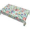 thumbnail image 2 of Mexico Tablecloth Rectangle Table Cover Washable Tabletop for Kitchen Dinning Decoration 60x84inch, 2 of 5