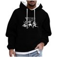 thumbnail image 2 of WXLWZYWL Men's Fall Hoodies Comfy Printed Sweatshirt Tops Long Sleeve Trendy Oversized Pullover Hoodies, 2 of 5
