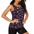 thumbnail image 2 of Balery Halloween Camiseta sin mangas estampada ligera para mujer, tops de entrenamiento sin mangas, camisetas de yoga transpirables de secado rápido.-Medium, 2 of 7