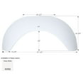 thumbnail image 2 of Icon 01932 Single Fender Skirt for Sunline Que FS1932 - Polar White, 2 of 2