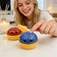 thumbnail image 4 of 2Pcs Giant Glitter Dumpling, Jumbo Dumpling, Mystery Dumplings, with Steamer Box, Soft Squeeze Decompression Dough Fun Gifts for Family and Friends Christmas, New Year & Birthday Gifts (Whith & Red), 4 of 9