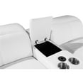 thumbnail image 6 of Titan Furnishings 8-Piece 2-Console 4-Power Reclining Leather Sectional in White, 6 of 11