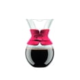 thumbnail image 2 of Bodum POUR OVER Coffee Maker with Permanent Filter, 1 L, 34 oz, Sand, 2 of 7