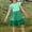 Green, variant on ATOGUTA Flower Girl Dress for Weddings Summer Ruffle Sleeve A Line Casual Party Dresses for Kids Size 5T-14, Purple