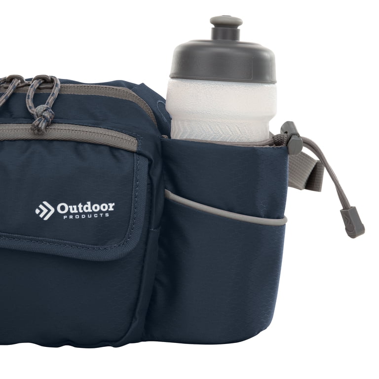 Outdoor Products Melrose Adjustable Unisex Fanny Pack, Blue Solid