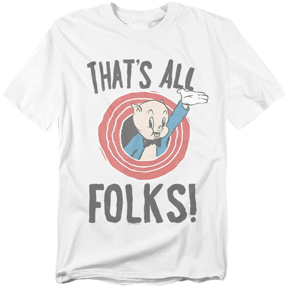 Looney Tunes T-Shirt The That'S All Folks Unisex Graphic Tee for Men & Women