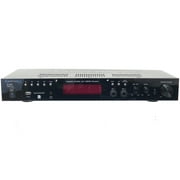 Technical Pro 1200 Watts Integrated Amplifier w/ Dual 1/4 mic inputs volume and echo controls USB and SD Card Inputs