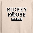 thumbnail image 3 of Mickey & Friends - Mickey Mouse Est. 1928 - Women's Lightweight French Terry Long Sleeve Shirt, 3 of 5
