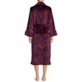 thumbnail image 4 of N Natori Studio Women's Shadow Leopard Printed Plush Robe, 4 of 5