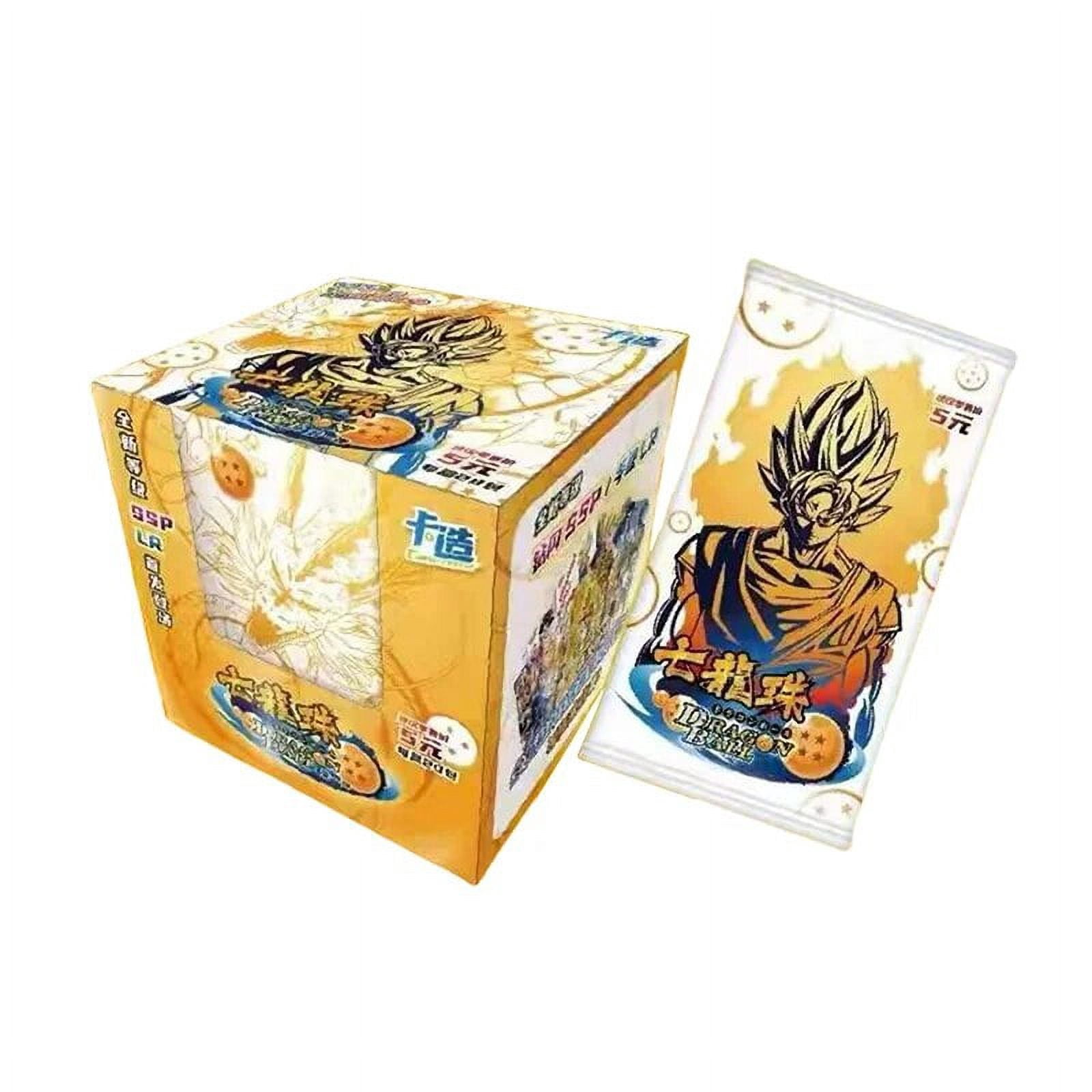 Tarjeta Original de Dragon Ball, tarjeta colorida de Son Goku SSP