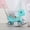 HDPE + Blue, variant on Rocking Horse for Toddlers, Balance Bike Ride On Toys with Push Handle, Backrest and Balance Board for Baby Girl and Boy, Unicorn Kids Pink Color