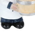 thumbnail image 4 of Chef Statue Decoration, 4.1x3x2.6in Tabletop Decoration Lifelike Chef Figurine, Kitchen For Counter Bistro Home, 4 of 8