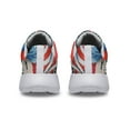 thumbnail image 4 of God Bless America Shoes Rooster American Flag US Print Sneakers Lightweight Comfortable Running Shoes for Men Women White Size 4, 4 of 7