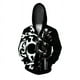 thumbnail image 5 of Sudaderas de otoño para hombre Sudadera con capucha con estampado de valquiria y espartano Sudadera con capucha suelta Ropa Y2k Ropa Sudadera Hombre, 5 of 5