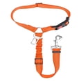 thumbnail image 3 of Adjustable Dog Car Seat Belt, 2 in 1 Pet Safety Harness Leash with Elastic Bungee Buffer, Reflective Headrest Restraint for Dogs, 3 of 10