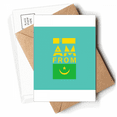thumbnail image 1 of I Am From Mauritania Art Deco  Fashion Postcards Envelopes Blank Note Cards Mailing, 1 of 4