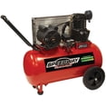 thumbnail image 1 of Speedway  2HP 20-gallon electric 2-cylinder Cast Iron Belt Drive Compressor, 1 of 2