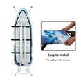thumbnail image 4 of Kuiaobaty Ironing Board Cover Non-Slip Ironing Board Replacement Cover Protective Scorch Polyster with Elastic Edge Home & Kitchen Accessories, Butterfly Marble Texture Blue, 4 of 5