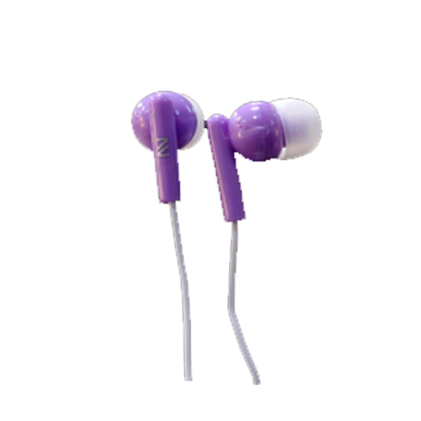 Nutek Stereo Earbuds in Purple