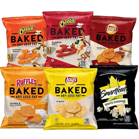Frito-Lay Baked & Popped Mix Variety Pack, 40 (Best Sun Chips Flavor)